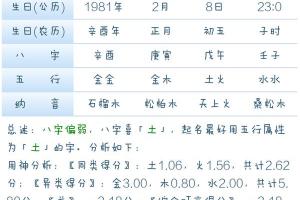如何算八字五行属性:如何算八字的五行属性