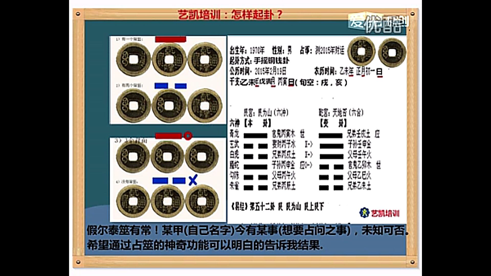 六爻预测占卜起卦的原理及注意事项!