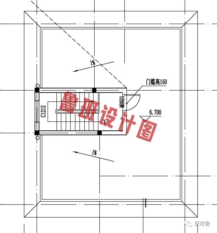 第一套：120平米简单实用型农村小别墅设计图图纸介绍：精致小巧