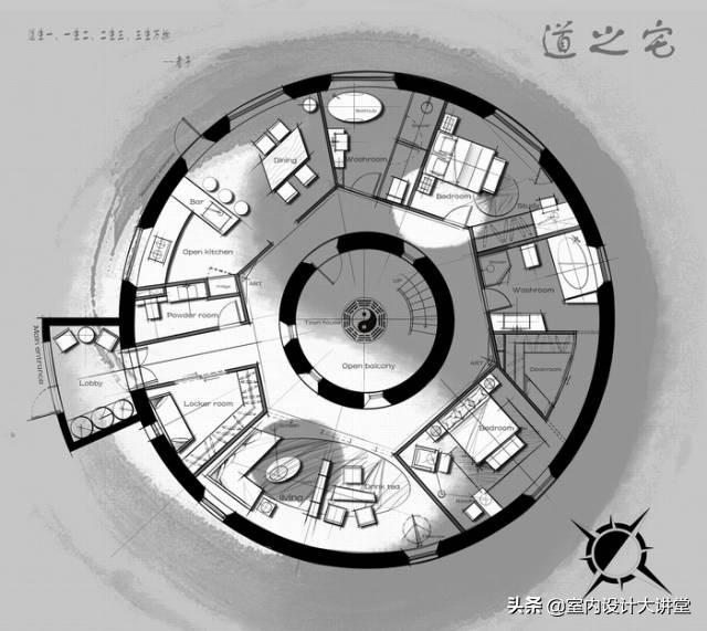 一种圆形户型，可以有多少种可能呢？！