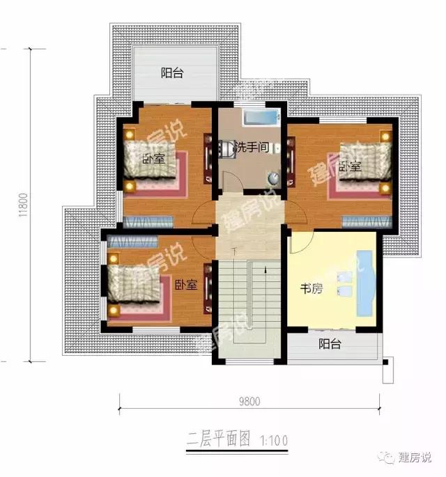 6款最流行的农村自建房效果图，简约现代风，年轻人的选择