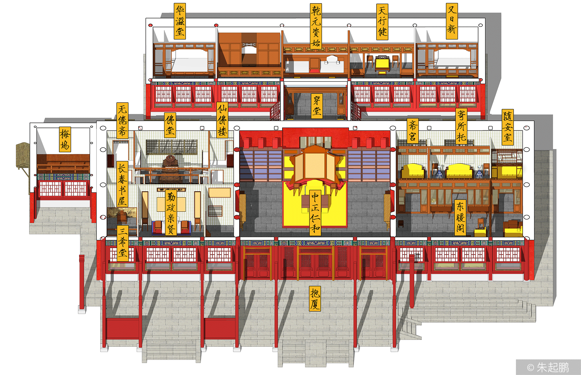 （蒙古记忆）北京故宫建筑群的核心建筑之一