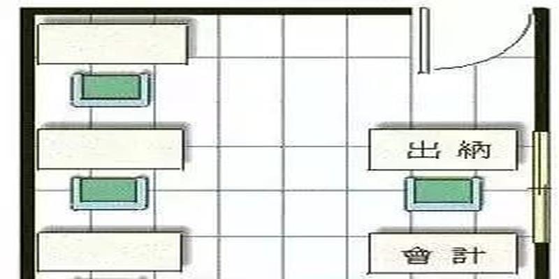 多人办公桌摆放风水正确图(22种简单的办公室风水布局图)